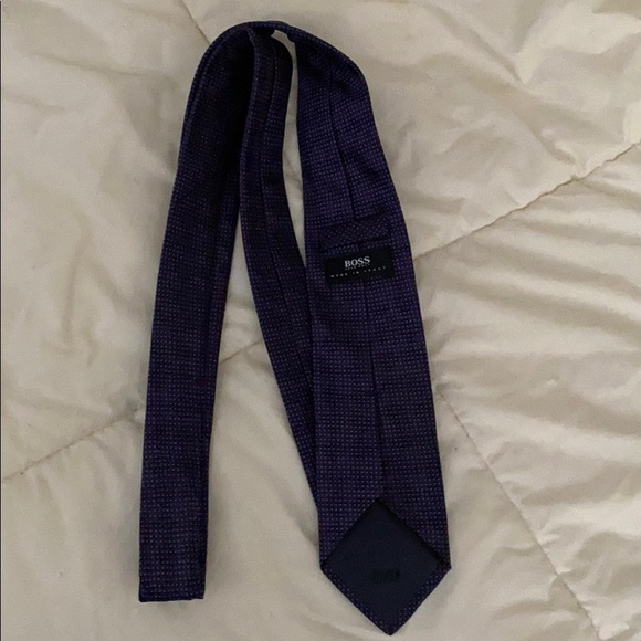Purple Hugo Boss Tie - Picture 2 of 2
